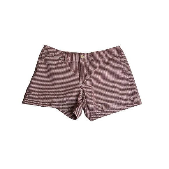 Ralph Lauren Sport Pants - Polo Ralph Lauren Shorts Womens Size 4 Red & White Stripe Seersucker 3.5" Inseam